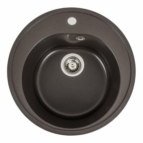 Гранитная мойка для кухни Platinum 510 LUNA матовая Темная скала Гранитная мойка для кухни Platinum 510 LUNA матовая Темная скала