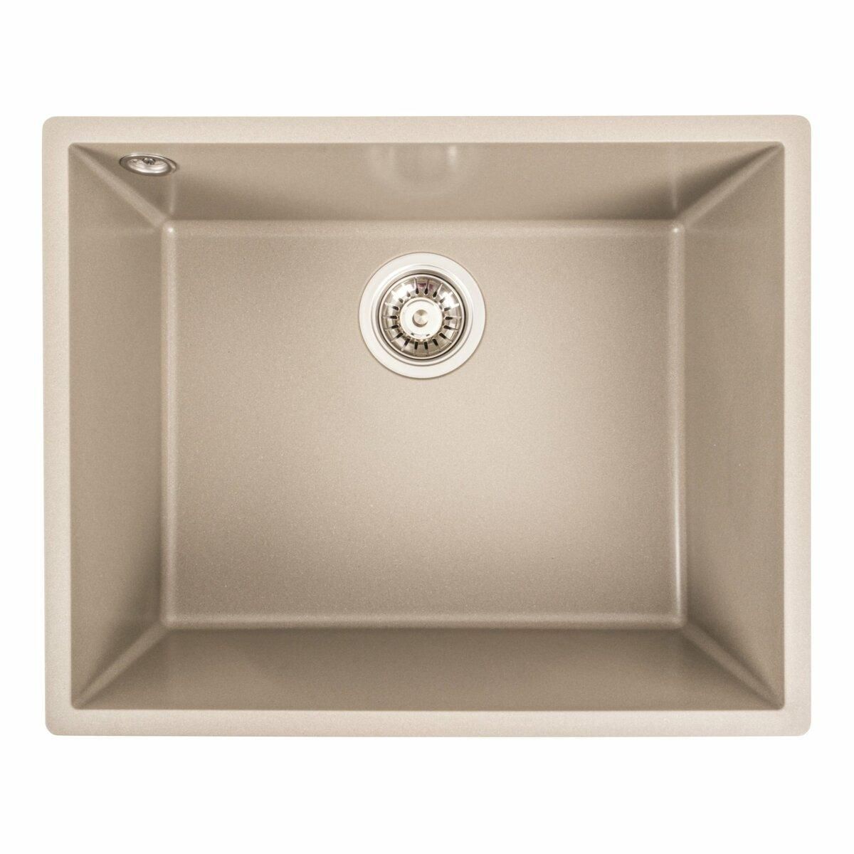 Гранитная мойка для кухни Platinum 5444 OASIS матовий Титан Гранитная мойка для кухни Platinum 5444 OASIS матовий Титан