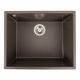 Гранитная мойка для кухни Platinum 5444 OASIS матовая Темная скала Гранитная мойка для кухни Platinum 5444 OASIS матовая Темная скала