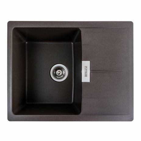 Гранитная мойка для кухни Platinum 6250 ZIRKONE матовая Темная скала Гранитная мойка для кухни Platinum 6250 ZIRKONE матовая Темная скала