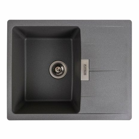 Гранитная мойка для кухни Platinum 6250 ZIRKONE матовый серый муссон Гранитная мойка для кухни Platinum 6250 ZIRKONE матовый серый муссон