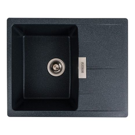 Гранитная мойка для кухни Platinum 6250 ZIRKONE матовый антрацит Гранитная мойка для кухни Platinum 6250 ZIRKONE матовый антрацит