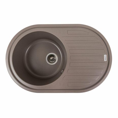 Гранітна мийка для кухні Platinum 7750 LIRA матова Дюна Гранітна мийка для кухні Platinum 7750 LIRA матова Дюна