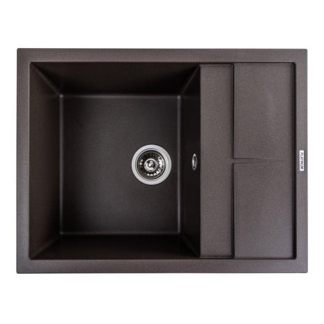 Гранитная мойка для кухни Platinum 6550 LOTOS матовая Темная скала Гранитная мойка для кухни Platinum 6550 LOTOS матовая Темная скала