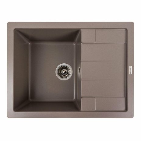 Гранітна мийка для кухні Platinum 6550 INTENSO матова Дюна Гранітна мийка для кухні Platinum 6550 INTENSO матова Дюна