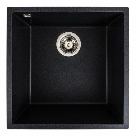 Гранітна мийка для кухні Platinum 4040 RUBA матовий карбон Гранітна мийка для кухні Platinum 4040 RUBA матовий карбон