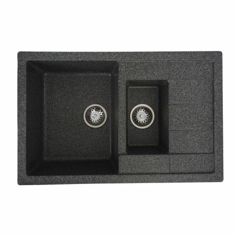 Гранітна мийка для кухні Platinum 7850W TOSKANA матова Графіт Гранітна мийка для кухні Platinum 7850W TOSKANA матова Графіт