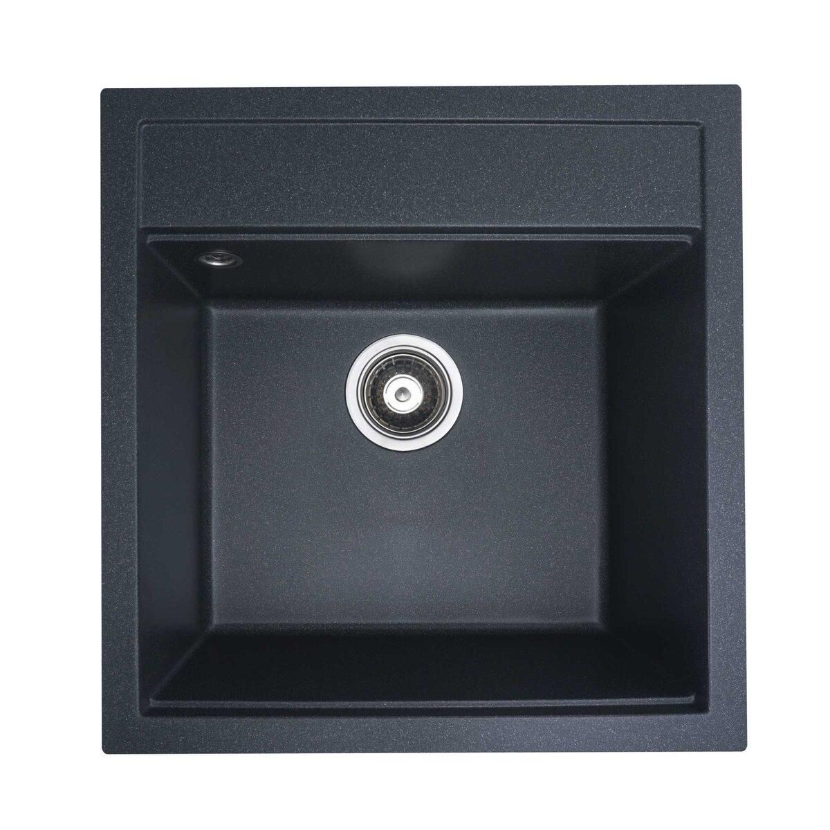 Гранитная мойка для кухни Platinum 5149 FIESTA матовая Антрацит Гранитная мойка для кухни Platinum 5149 FIESTA матовая Антрацит