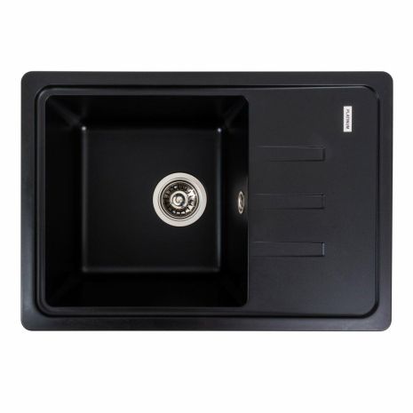 Гранитная мойка для кухни Platinum 6243 LIANA матовая Черная Гранитная мойка для кухни Platinum 6243 LIANA матовая Черная