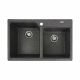 Гранитная мойка для кухни Platinum 7850 HARMONY матовая Графит Гранитная мойка для кухни Platinum 7850 HARMONY матовая Графит