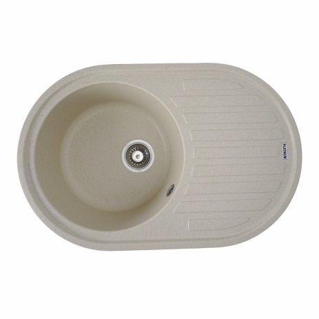 Гранитная мойка для кухни Platinum 7750 LIRA матовая Песок Гранитная мойка для кухни Platinum 7750 LIRA матовая Песок