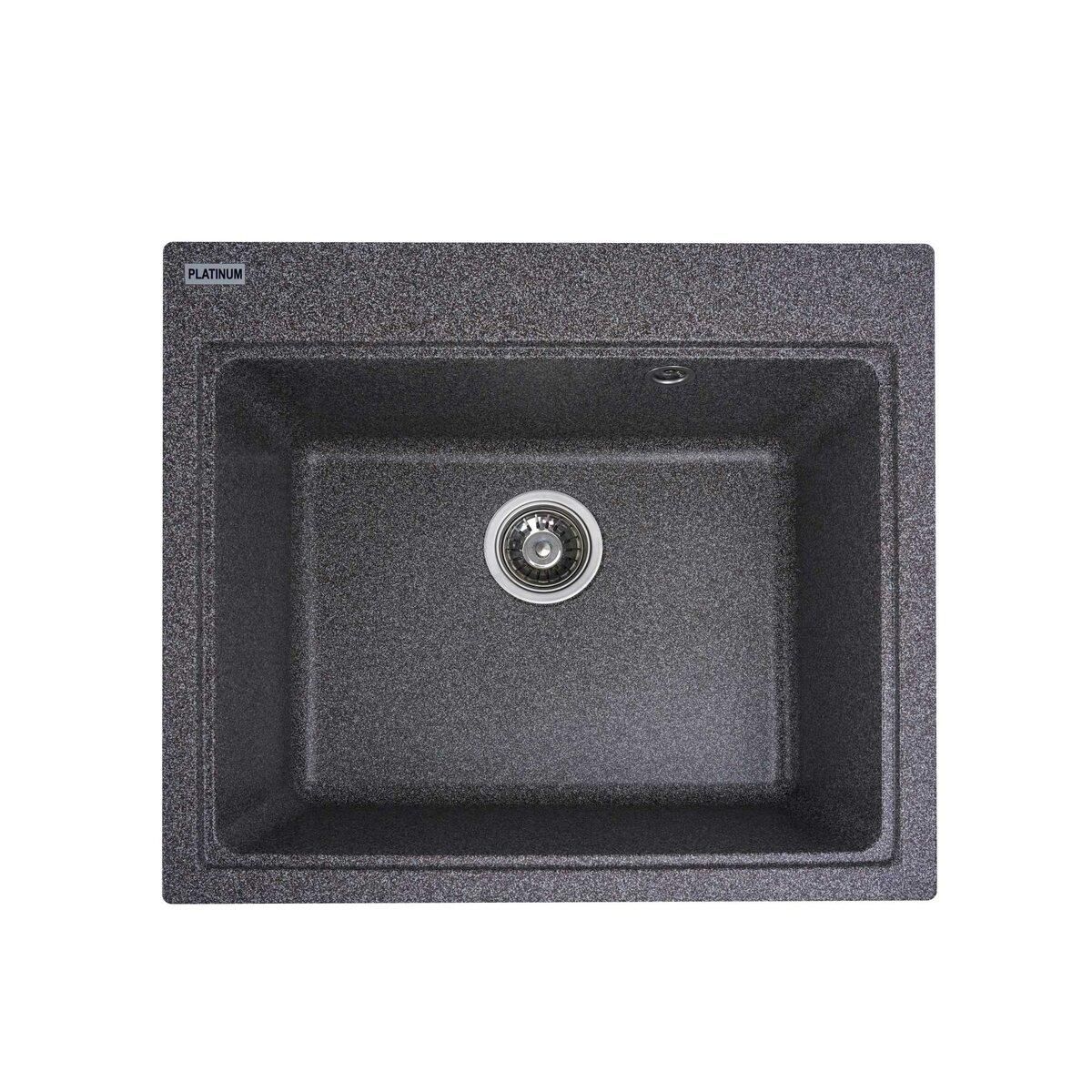 Гранітна мийка для кухні Platinum 5852 VESTA матова Мікс Гранітна мийка для кухні Platinum 5852 VESTA матова Мікс