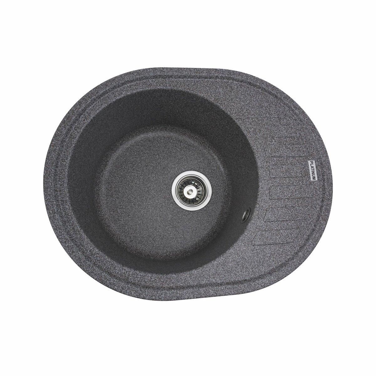 Гранитная мойка для кухни Platinum 6250 SOUL матовая Микс Гранитная мойка для кухни Platinum 6250 SOUL матовая Микс
