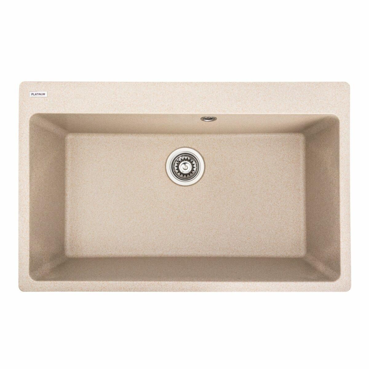 Гранитная мойка для кухни Platinum 7850 Bogema матовая (сафари) Гранитная мойка для кухни Platinum 7850 Bogema матовая (сафари)