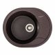 Гранитная мойка для кухни Platinum 5847 ONYX матовая Шоколад Гранитная мойка для кухни Platinum 5847 ONYX матовая Шоколад