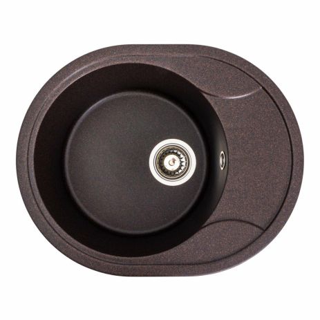 Гранітна мийка для кухні Platinum 5847 ONYX матова Шоколад Гранітна мийка для кухні Platinum 5847 ONYX матова Шоколад