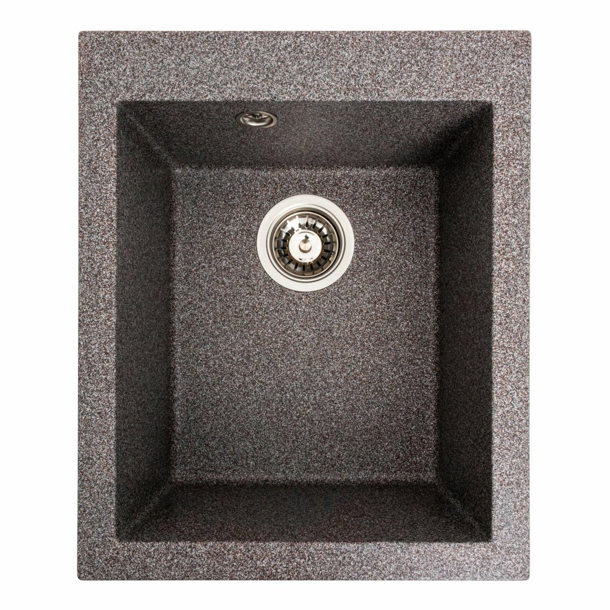 Гранитная мойка для кухни Platinum 4150 SOKIL матовая (микс) Гранитная мойка для кухни Platinum 4150 SOKIL матовая (микс)