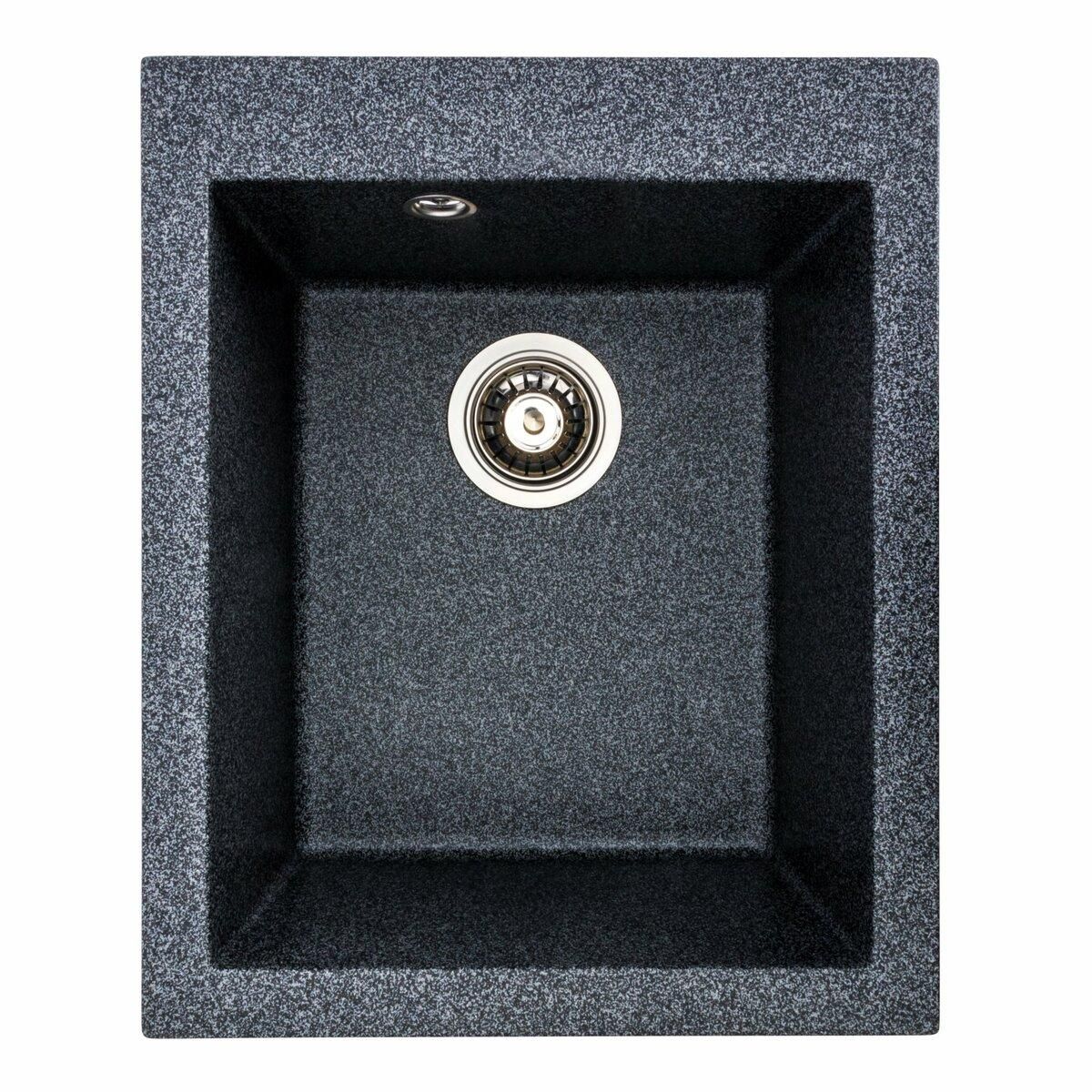 Гранитная мойка для кухни Platinum 4150 SOKIL матовая (графит) Гранитная мойка для кухни Platinum 4150 SOKIL матовая (графит)