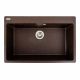 Гранітна мийка для кухні Platinum 7850 Bogema матова Шоколад Гранітна мийка для кухні Platinum 7850 Bogema матова Шоколад