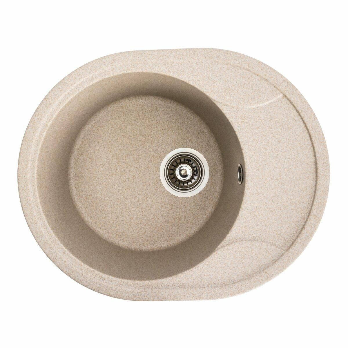 Гранитная мойка для кухни Platinum 5847 ONYX матовая (сафари) Гранитная мойка для кухни Platinum 5847 ONYX матовая (сафари)