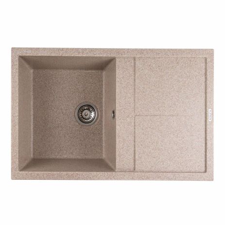 Гранітна мийка для кухні Platinum 7950 Selena матова Карамель Гранітна мийка для кухні Platinum 7950 Selena матова Карамель