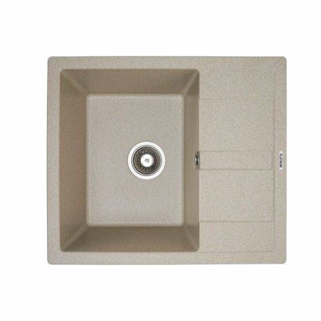 Гранітна мийка для кухні Platinum 5851 ARIA матова Сафарі