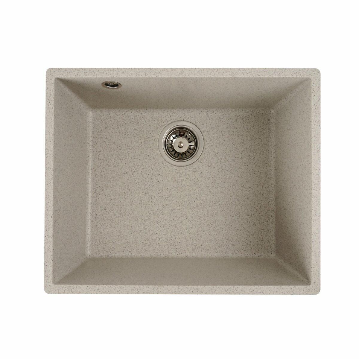 Гранитная мойка для кухни Platinum 5444 OASIS матовая Топаз Гранитная мойка для кухни Platinum 5444 OASIS матовая Топаз