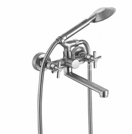 Змішувач для ванни з нержавіючої сталі MiX DVE 006 A Euro