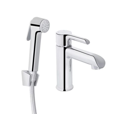 Смеситель для раковины Qtap Grand (с гигиеническим душем) QTGRA272CRM45670 Chrome