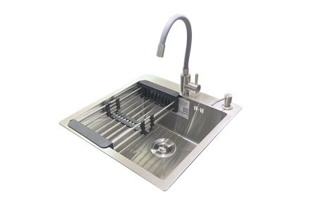 Комплект мийка + змішувач Romzha Arta U-450S (C)