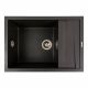 Кухонна мийка гранітна матова 7050 CASCADA Platinum Моріон Кухонна мийка гранітна матова 7050 CASCADA Platinum Моріон