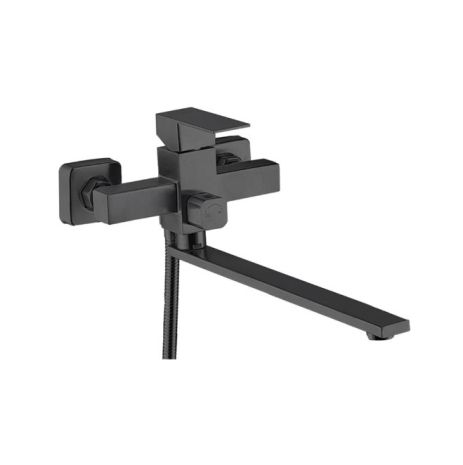 Змішувач для ванної кімнати Чехія ZRX Kub 006 Euro Black Змішувач для ванної кімнати Чехія ZRX Kub 006 Euro Black