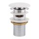 Донний клапан для раковини Qtap F0081 70х70х120 White з переливом Донний клапан для раковини Qtap F0081 70х70х120 White з переливом