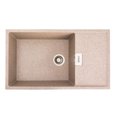 Гранитная мойка для кухни Platinum 8650 DIAMOND матовая (карамель) Гранитная мойка для кухни Platinum 8650 DIAMOND матовая (карамель)