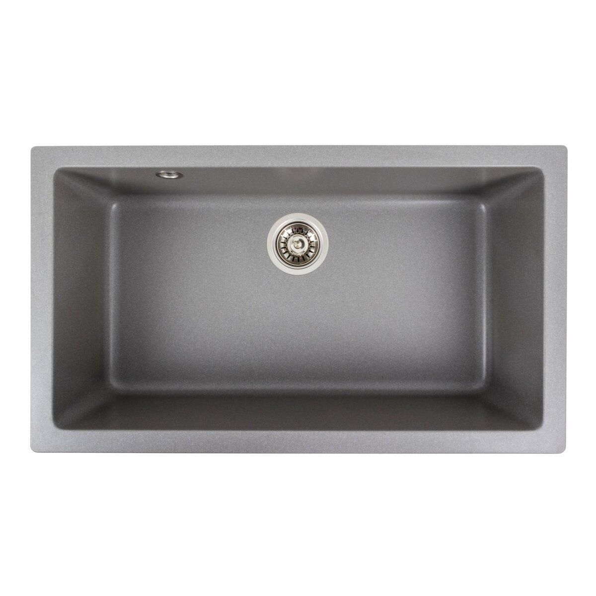 Гранитная мойка для кухни Platinum 7945 Paruana матовая Серый муссон) Гранитная мойка для кухни Platinum 7945 Paruana матовая Серый муссон)