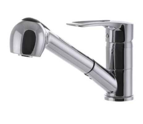 Змішувач для кухні з висувним виливом Cron Hansberg 014