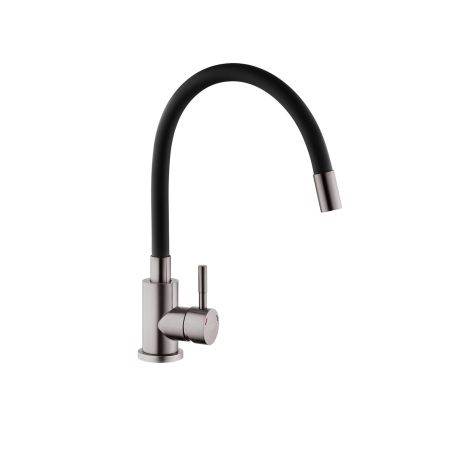 Змішувач для кухні Kroner KRP Edelstahl Klassisch — PVD035BLK