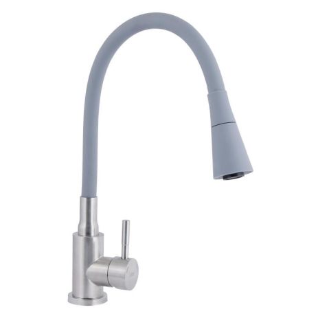 Змішувач для кухні Lidz Aria 015F31 з гнучким виливом (k35) LDARI015F31GNK31871 GNK