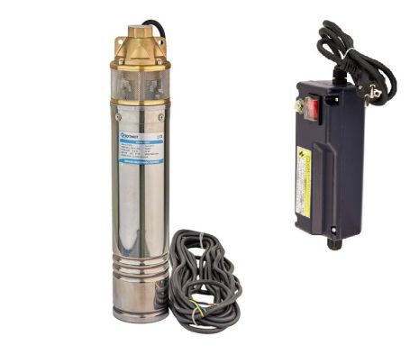 Насос для свердловини вихровий Словенія VDMT 4SKM-100C висота підіймання 62M, Q = 2,7 кбМ, P = 750 Вт