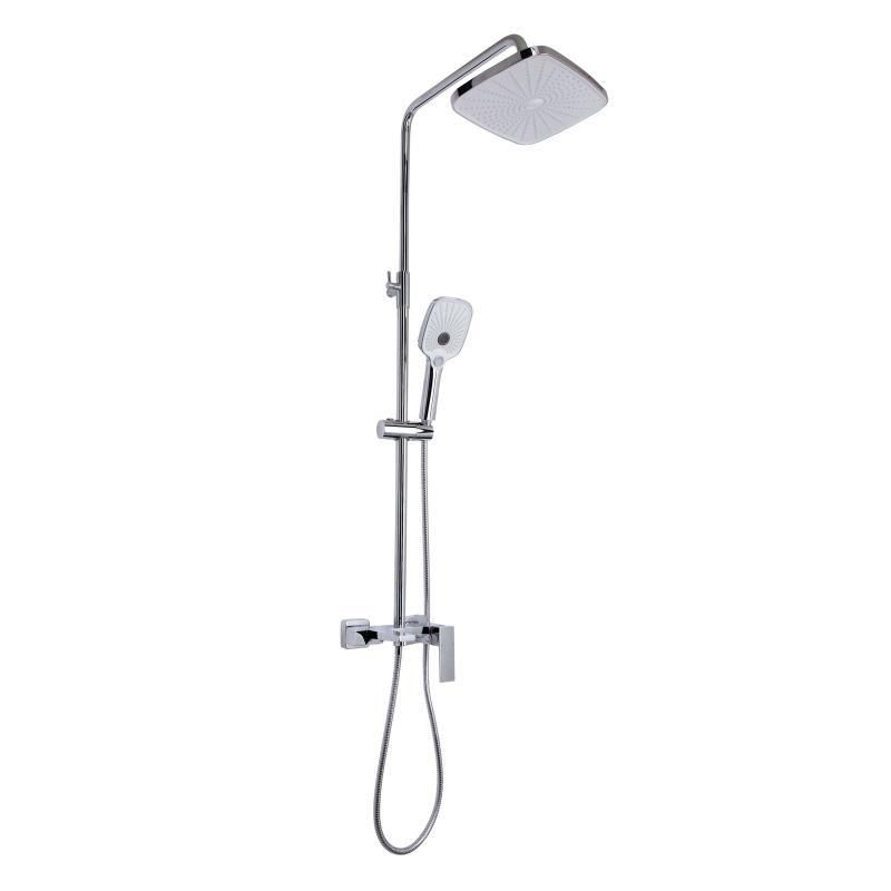 Душевая система универсальная Qtap Gemini на три потребителя (с изливом) QTGEM111CRM45685 Chrome Душевая система универсальная Qtap Gemini на три потребителя (с изливом) QTGEM111CRM45685 Chrome