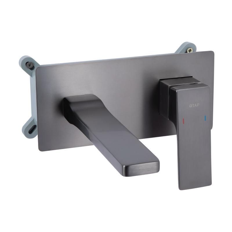 Смеситель для раковины Qtap Gemini скрытого монтажа QTGEM273GMB45695 Gunmetal Black PVD Смеситель для раковины Qtap Gemini скрытого монтажа QTGEM273GMB45695 Gunmetal Black PVD
