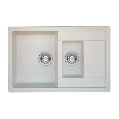 Гранітна мийка для кухні Platinum 7850W TOSKANA матова Біла Гранітна мийка для кухні Platinum 7850W TOSKANA матова Біла