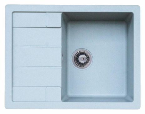 Гранітна мийка для кухні Platinum 6550 INTENSO матова Сірий металік L Гранітна мийка для кухні Platinum 6550 INTENSO матова Сірий металік L