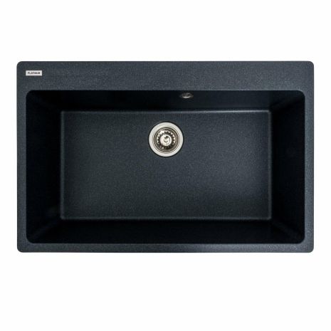 Гранитная мойка для кухни Platinum 7850 Bogema матовая (антрацит)