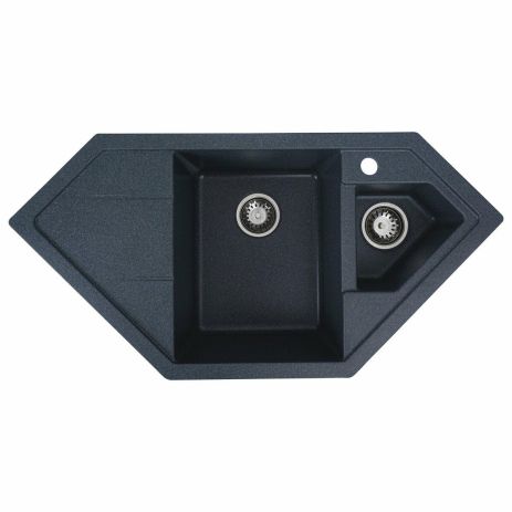 Гранітна мийка для кухні Platinum 9950 PANDORA матова Антрацит Гранітна мийка для кухні Platinum 9950 PANDORA матова Антрацит