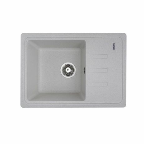 Гранітна мийка для кухні Platinum 6243 LIANA матова Біла в крапку Гранітна мийка для кухні Platinum 6243 LIANA матова Біла в крапку