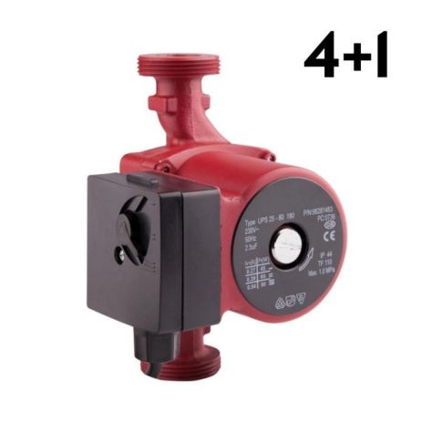 Насос циркуляционный GRS UPC 25/60/180 с кабелем (без гаек) (4+1) Насос циркуляционный GRS UPC 25/60/180 с кабелем (без гаек) (4+1)