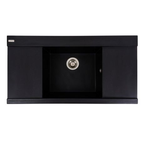Гранитная мойка для кухни Platinum 9651 ATLAS матовый Черный Гранитная мойка для кухни Platinum 9651 ATLAS матовый Черный