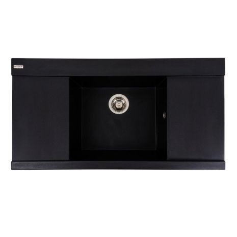 Гранитная мойка для кухни Platinum 9651 ATLAS матовый Черный Гранитная мойка для кухни Platinum 9651 ATLAS матовый Черный