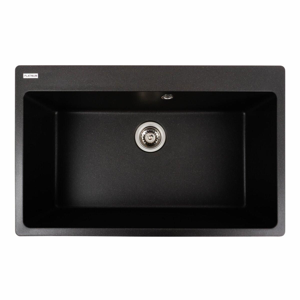 Гранитная мойка для кухни Platinum 7850 Bogema матовый Морион Гранитная мойка для кухни Platinum 7850 Bogema матовый Морион